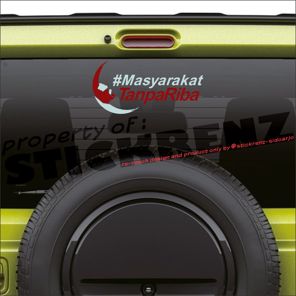 Cutting Sticker Islami Stiker Masyarakat Tanpa Riba 03