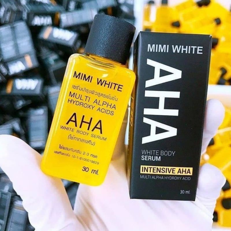 MIMI WHITE AHA WHITENING BODY SERUM