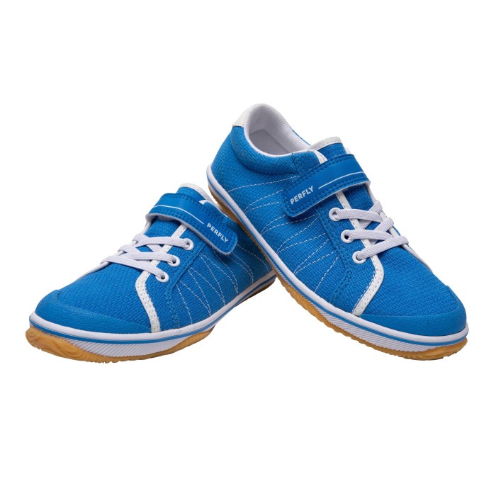 Perfly Sepatu Badminton BS100 Anak Biru Decathlon - 8545352 - 33