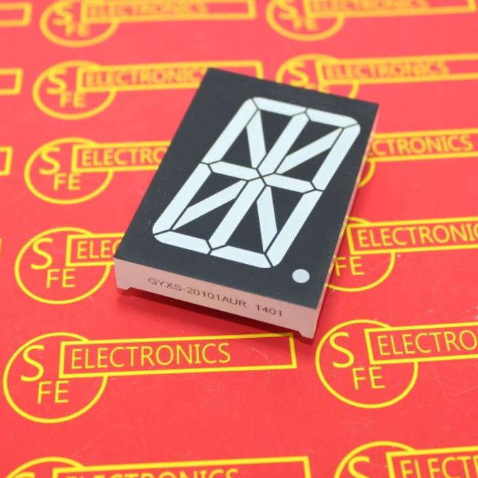 

2.3inch 1 Digit 16 Segment