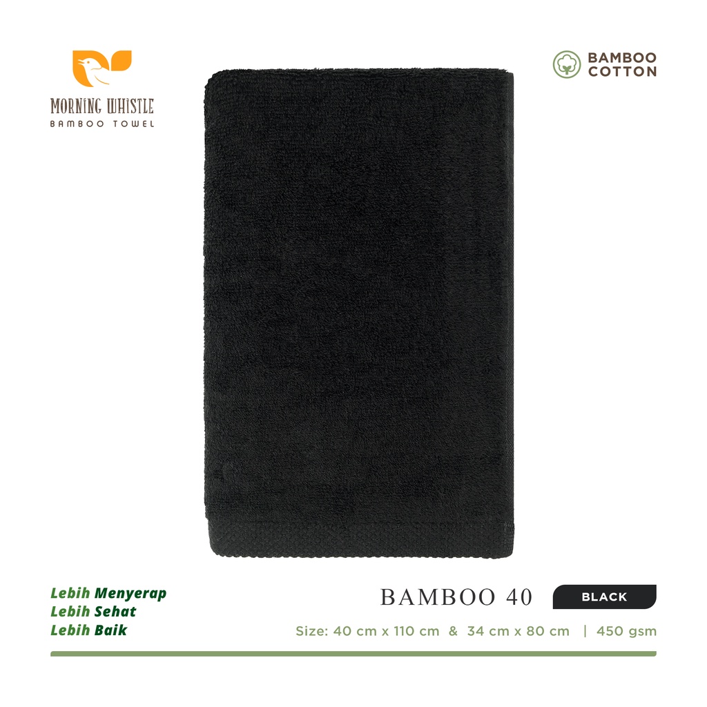 Terry Palmer Morning Whistle Bamboo 40 Handuk Salon / Handuk Sport / Travel / 34x80cm / 40x110cm