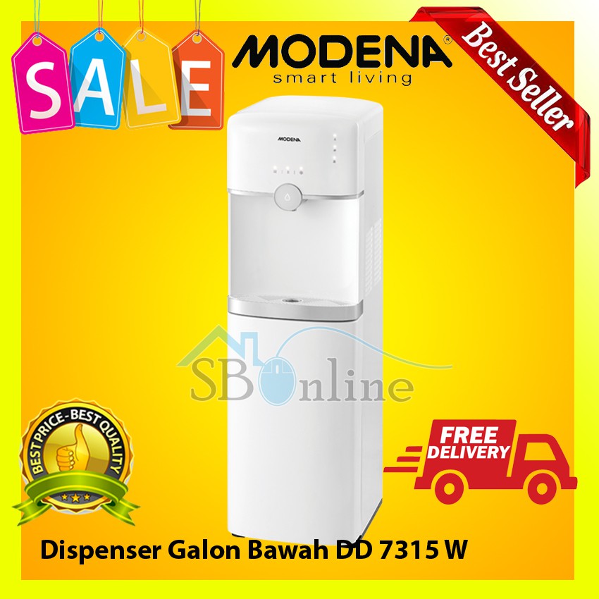 Dispenser Modena LUCIDO - DD 7315 W Galon Bawah Putih