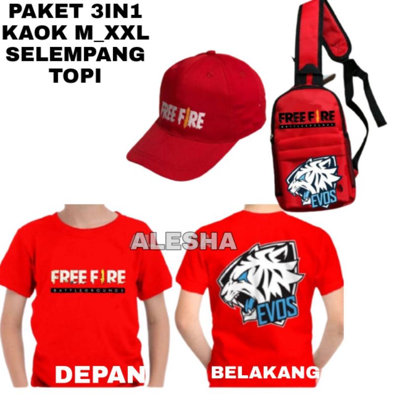 Kaos Anak  / Kaos Anak FF / Kaos  Anak / Kaos  Anak laki Laki Perempuan Baju Anak cowok