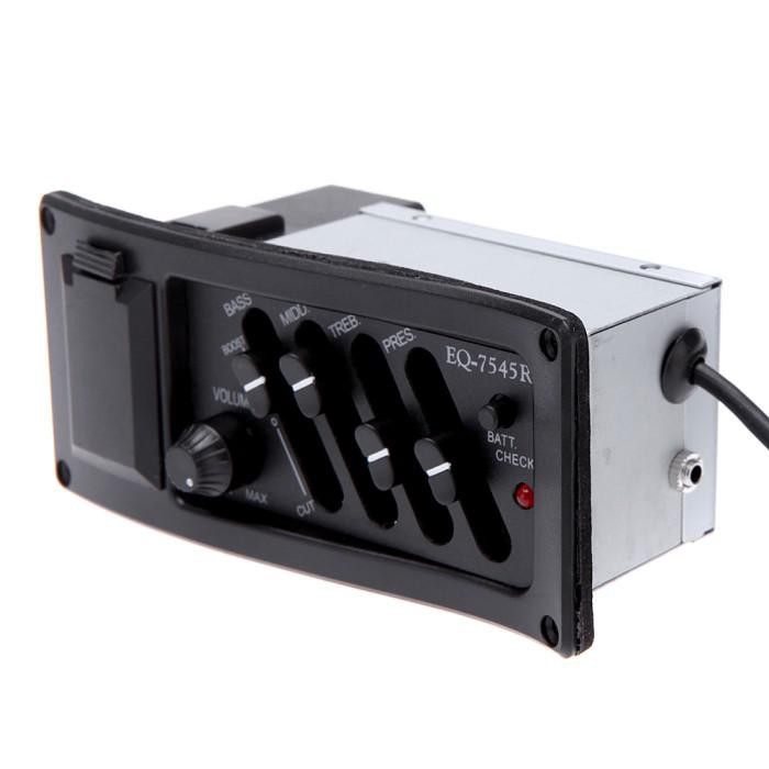

PROMO - Preamp Amplifier Gitar EQ Tuner - EQ-7545R - Black