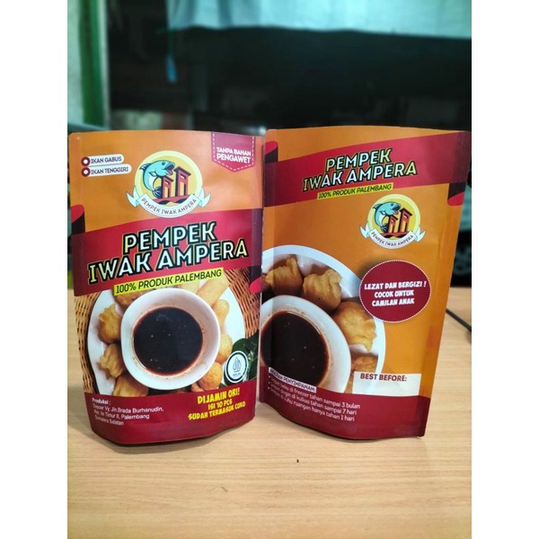 

Pempek Iwak Ampera - Ikan Tenggiri 10pcs - kemasan vakum 500gram