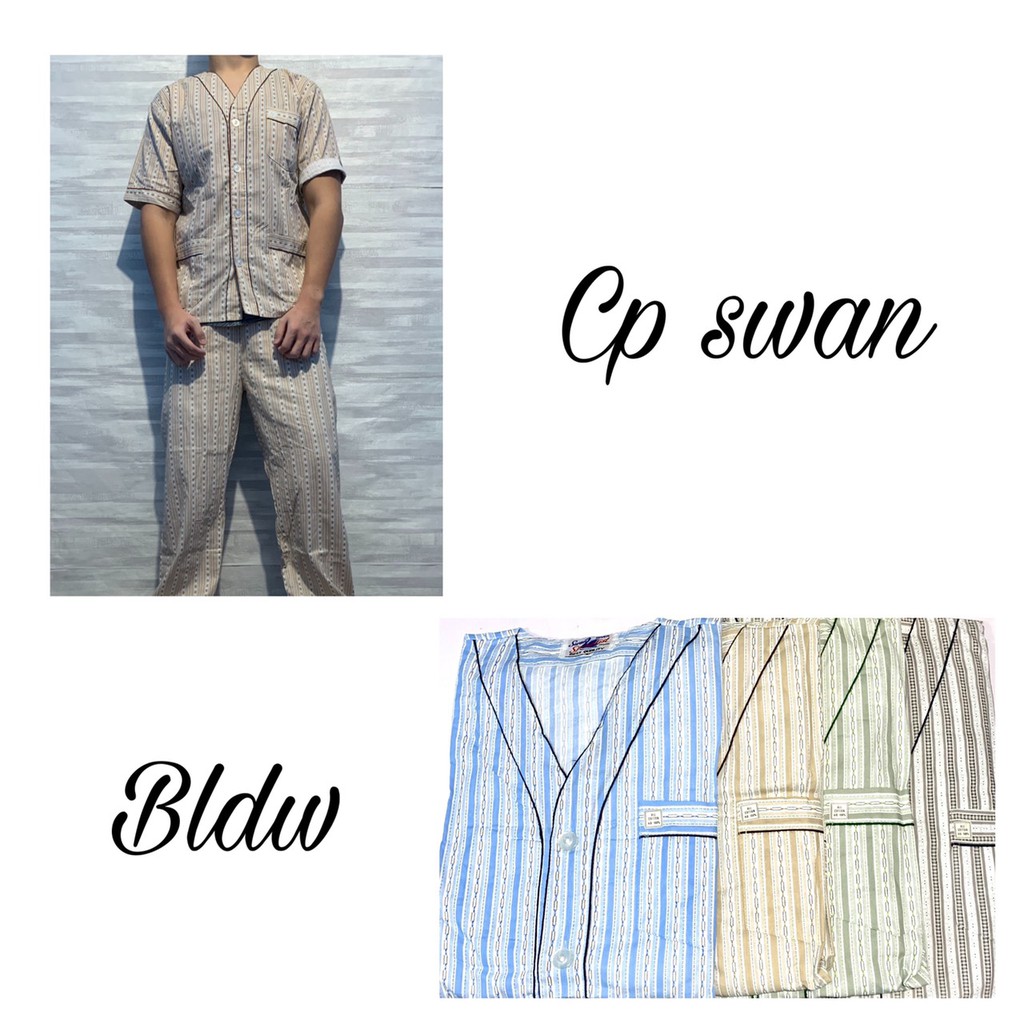 baju tidur pria piyama pria swan