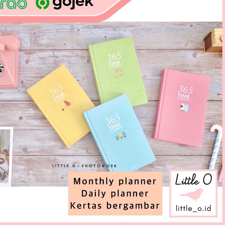 

[PRODUK 9MB8O] RESTOCK ! 365 Time Planner /agenda tahunan/notebook planner/weekly planner/notebooklucu 8WS