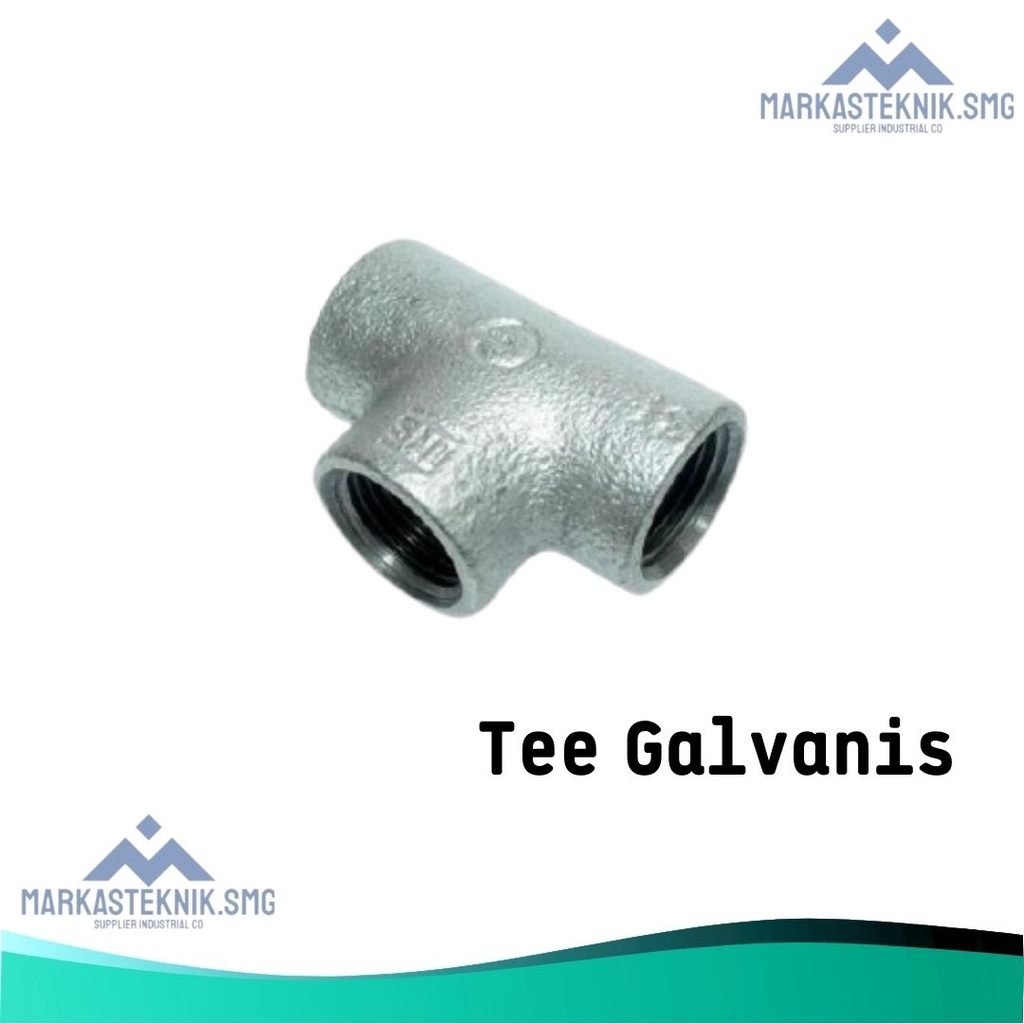 Tee 1/2 Inch Besi Galvanis T 1/2" G