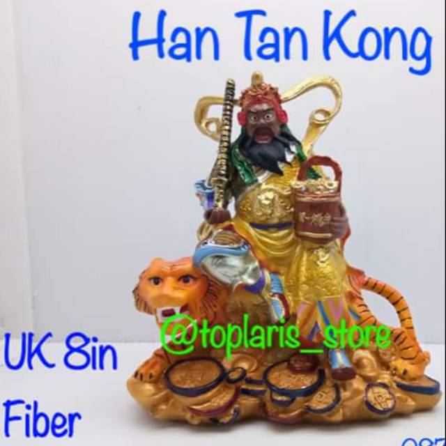 Patung Han Tan Kong Fiber 8in Chaysen