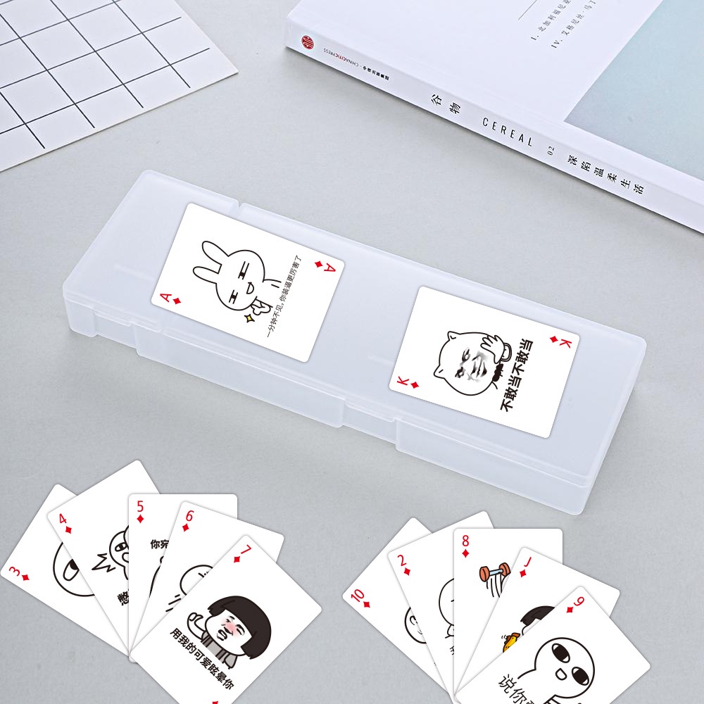 60 lucu kartun ekspresi pack poker stiker Kreatif glass telepon kasus bagasi alat tulis Jurnal stike