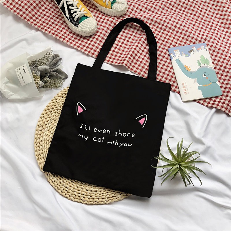 [DIKIRIM DARI JAKARTA] Totebag Kanvas Polos Import