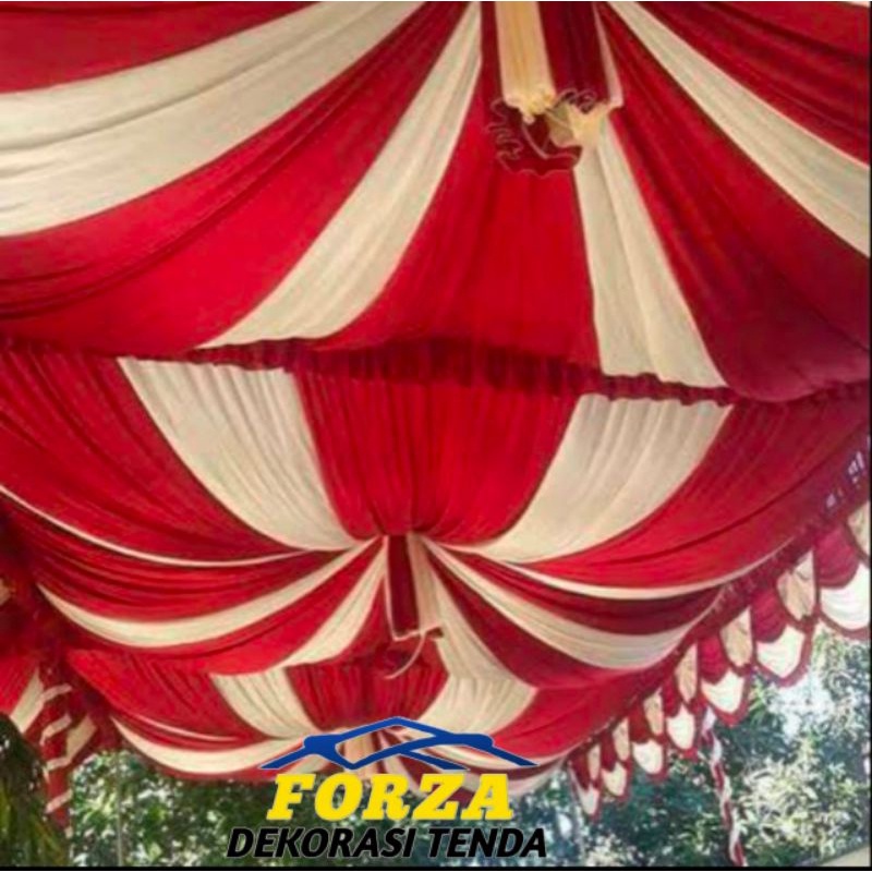 Plafon Dekorasi Tenda Pesta / Plafon Balon Dekorasi   - Forza Dekorasi Tenda
