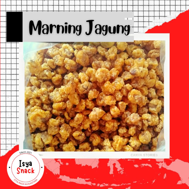 

Isya Snack- Marning Jagung 250gr manis pedas gurih