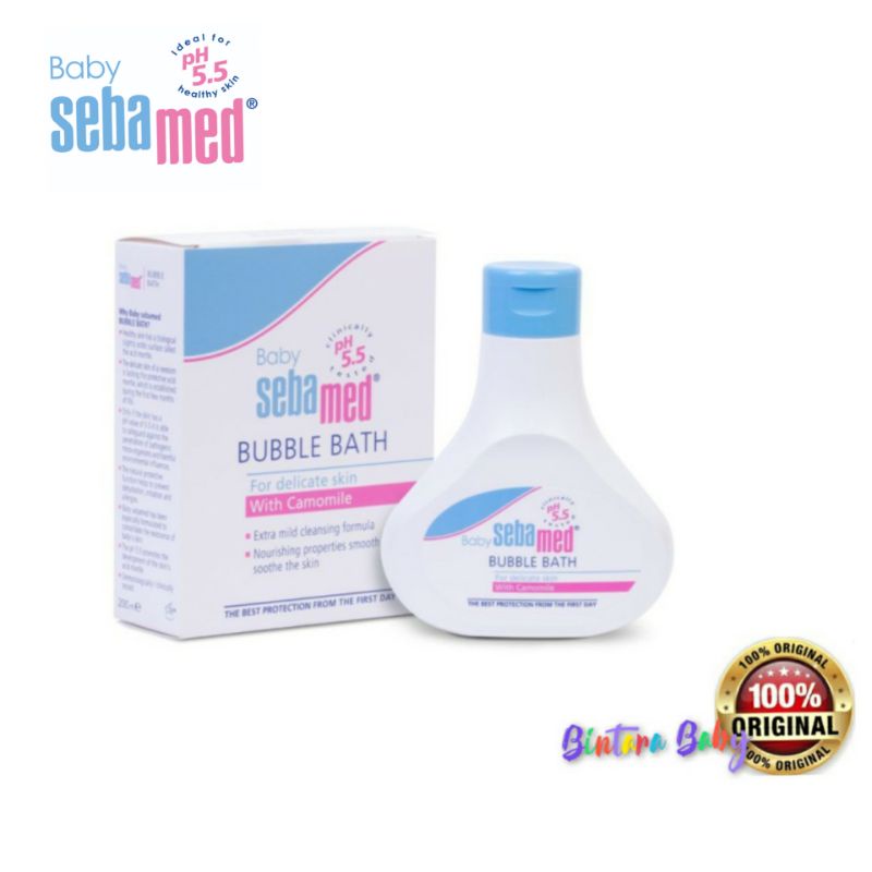 SEBAMED BABY Bubble Bath 200ml 200 ml / Sabun Mandi Bayi Sebamed Sabun Mandi Bayi Newborn ORIGINAL