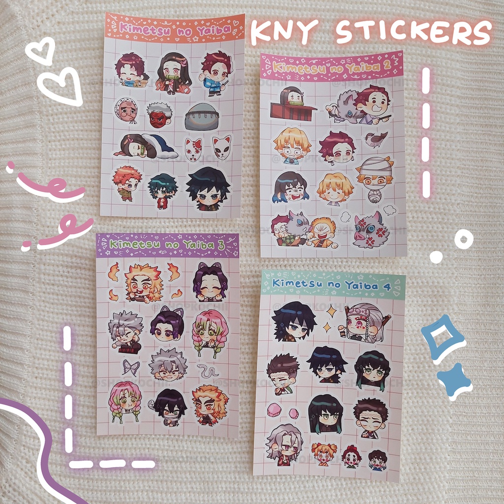 

Kimetsu No Yaiba Sticker | Demon Slayer Sticker | Sticker Anime Aesthetic