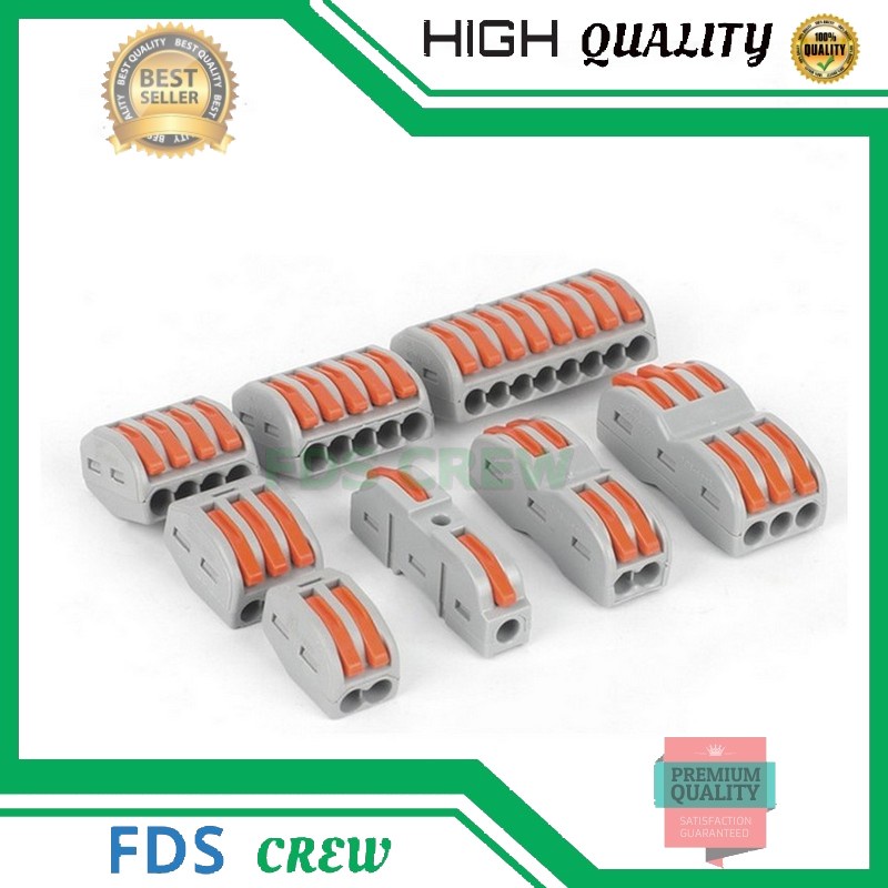 Terminal Listrik Stop Kontak Kabel Sambungan PCT Konektor 2/3/4/5/8 pin Terminal LT 422 623