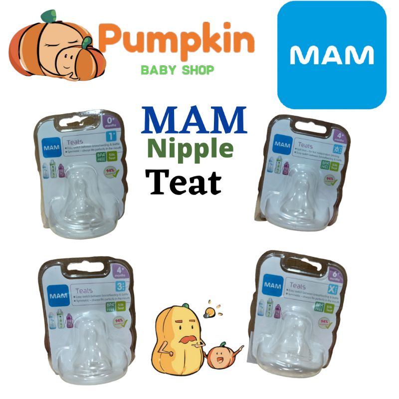 MAM Teat - Nipple / Dot Mam Wide Neck ISI 1pc