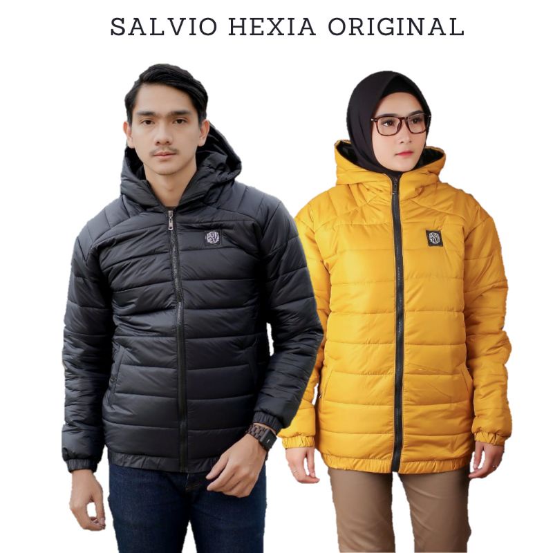 Jaket Puffer Parasut Kembung Tebal - Jaket Musim Dingin Unisex Original SALVIOHEXIA