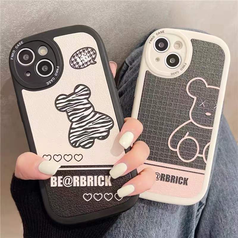 Case Motif Kartun Beruang Untuk IPhone 12 13 11 Pro Max X Xs Max Xr