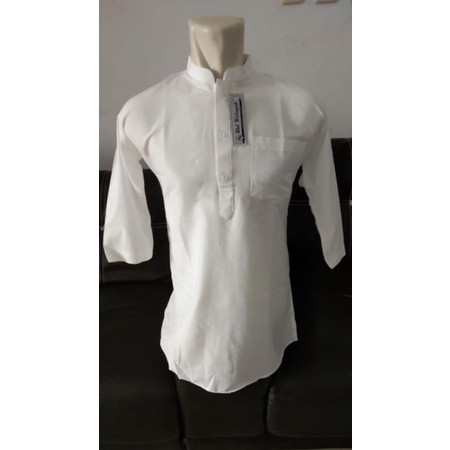 Baju Koko Kurta putih polos