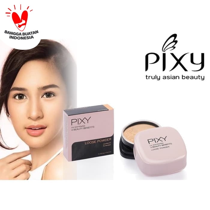 PIXY UV WHITENING LOOSE POWDER (BEDAK TABUR) - Yellow Beige