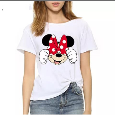 KAOS KARTUN MICKEY LENGAN PENDEK BAHAN BABY TERRY TO FIT L