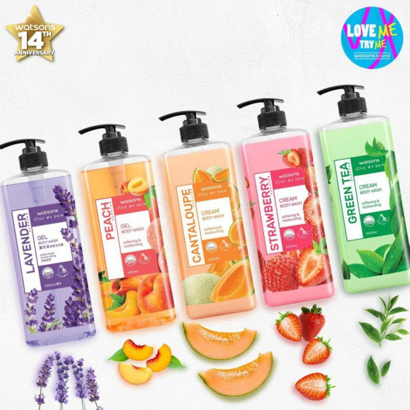 Jual Watsons Sabun Mandi 1000 Ml Best Seller 1 Liter Indonesia Shopee