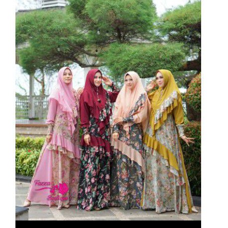 NADINE SYAR'I set Free Masker ORI Fazza boutique