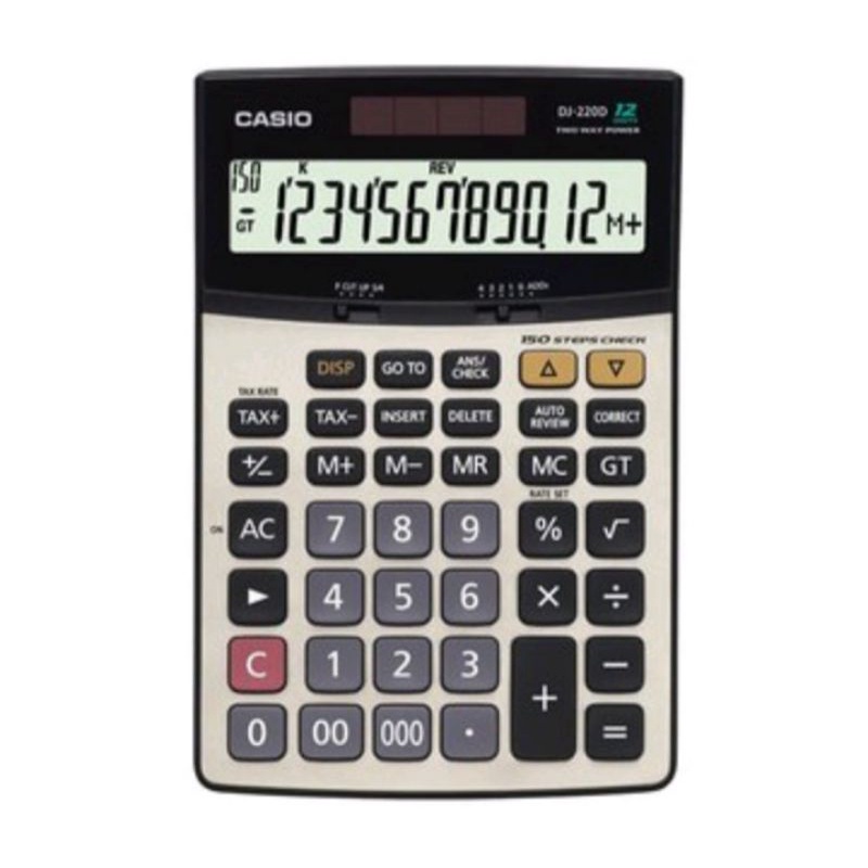 

Casio Calculator Check & Correct DJ-220D Plus - Kalkulator Meja Desktop