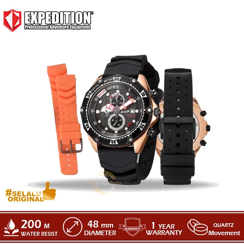 Jam Tangan Expedition E 3007 MC RBRBA E 3007 MCRBRBA Original