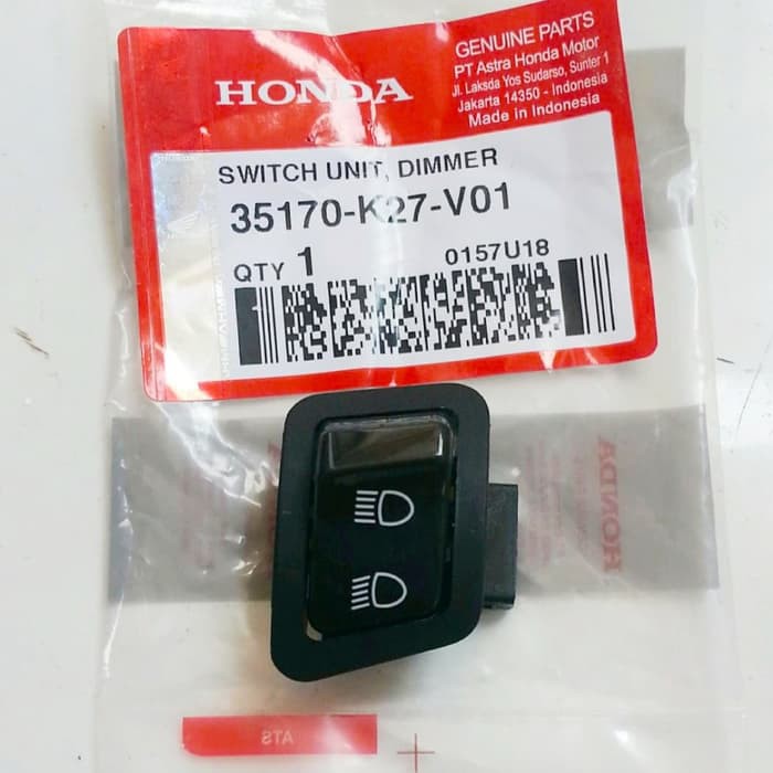 SAKLAR SWITCH DIMMER DIM SCOOPY FI SPACY Asli Honda 35170K27V01