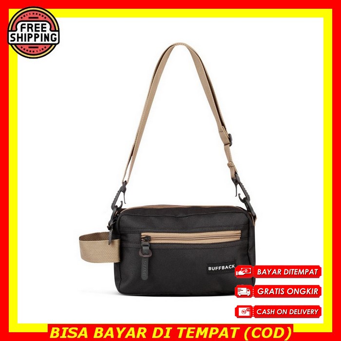 Tas Selempang Pria Sling Bag Canvas Original Ori Kecil Besar Import Slempang Mini Cowok Keren Brande