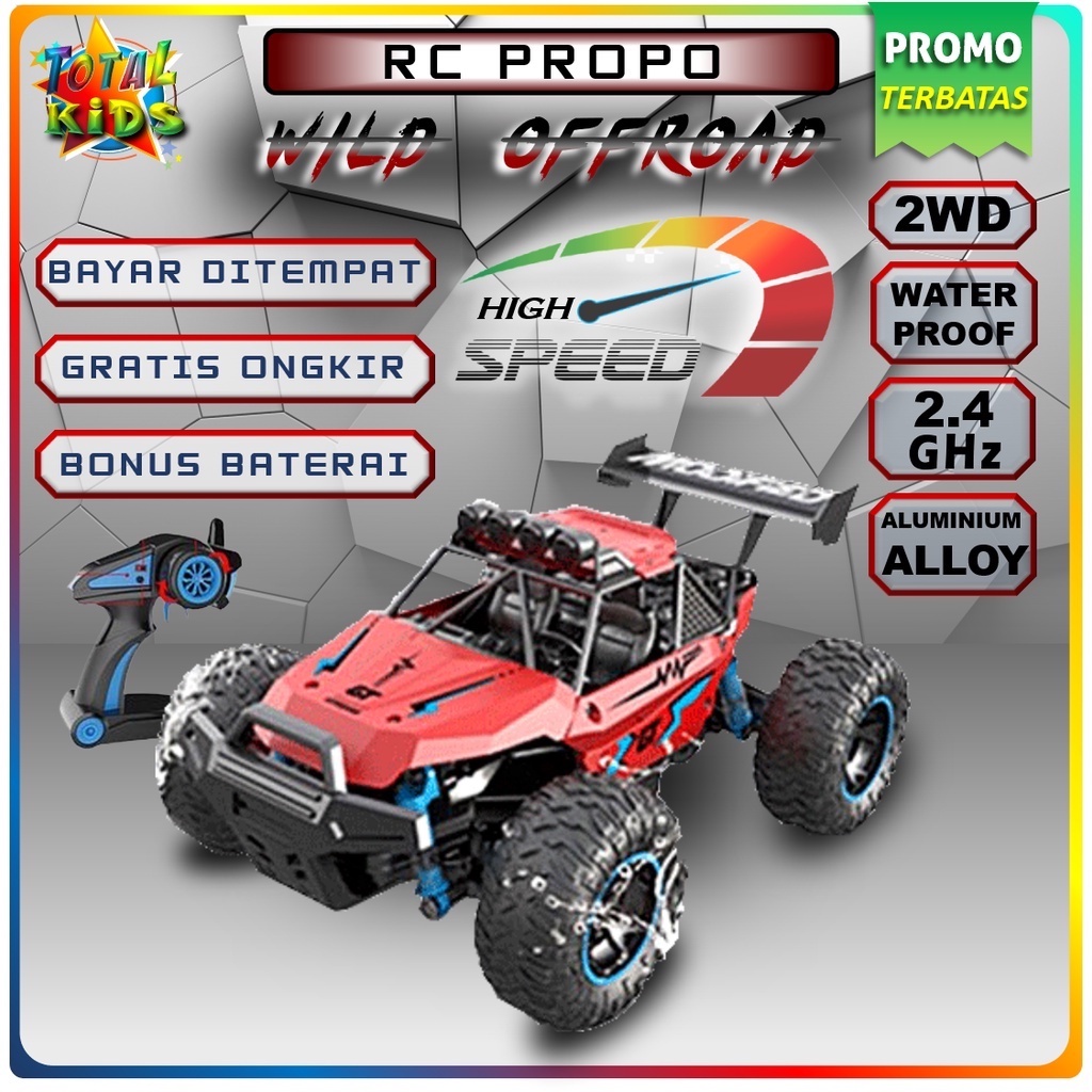 Mainan Mobil Remote Control RC Rock Crawler Offroad PROPO