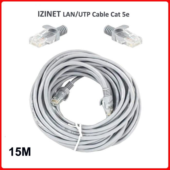 Kabel LAN UTP 15M IZINET cat 5e