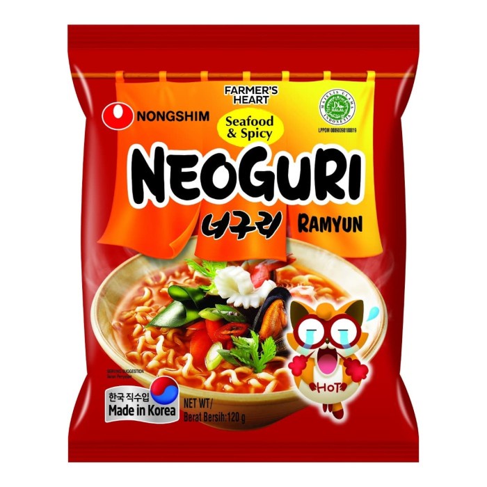 

impor-mie- nongshim neoguri 120g made in korea -mie-impor.