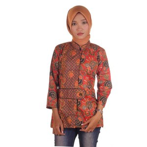 Blus Batik I Blouse Batik I Blus Kerja Wanita Batik Alika