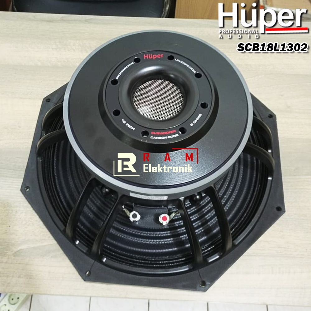 Komponen Speaker 18 Inch HUPER SCB18L1302 | SCB18L 1302 | SCB 18L1302 Original 1300 Watt