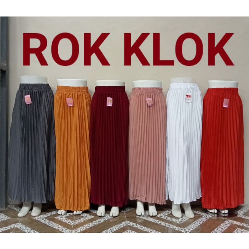 [Farha] ROK PLISKET PREMIUM PANJANG MAYUNG REMPEL BESAR ROK KLOK BAHAN HYGET PREMIUM TERMURAH