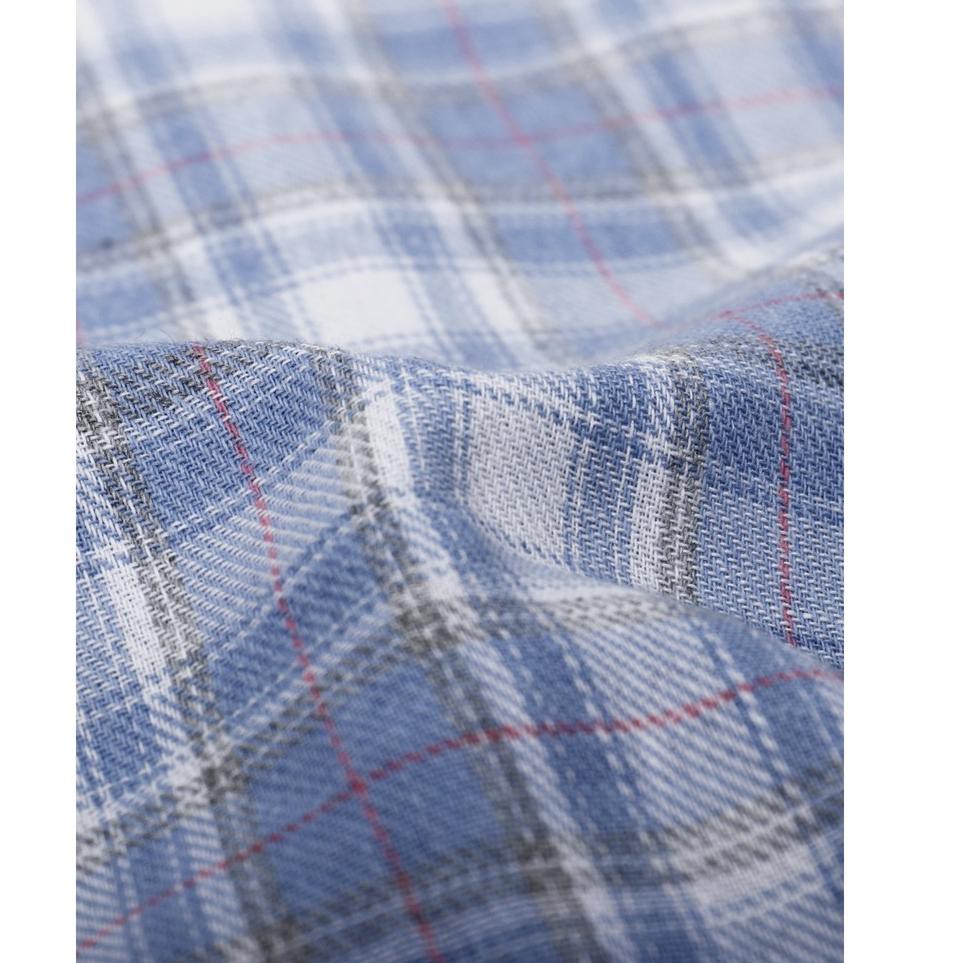 COD BROODIS Flanel Kemeja Pria Motif Terbaru Akasha Blue な