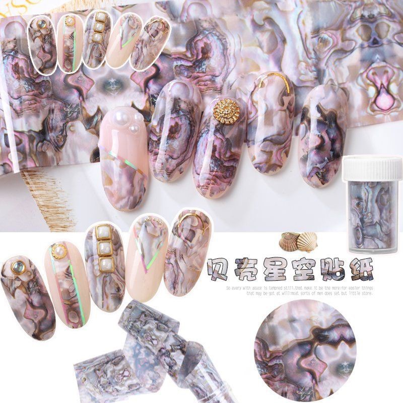 Transferred nail foil marble marmer glass nail art foil korea marble