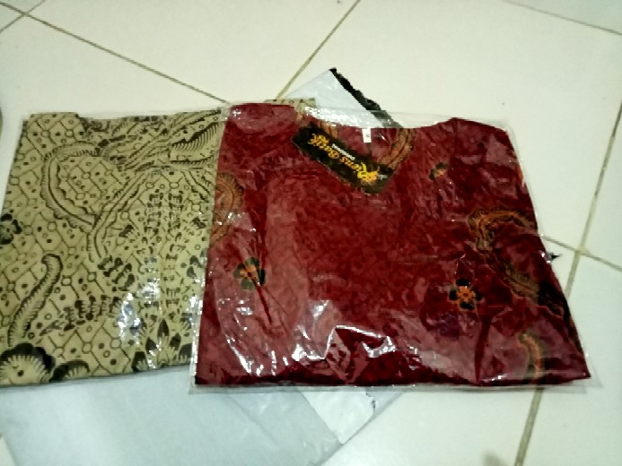 Blus Batik Atasan Batik Wanita Batik Kerja Lengan Panjang Blouse Wanita Jumbo Batik Pekalongan Cewek