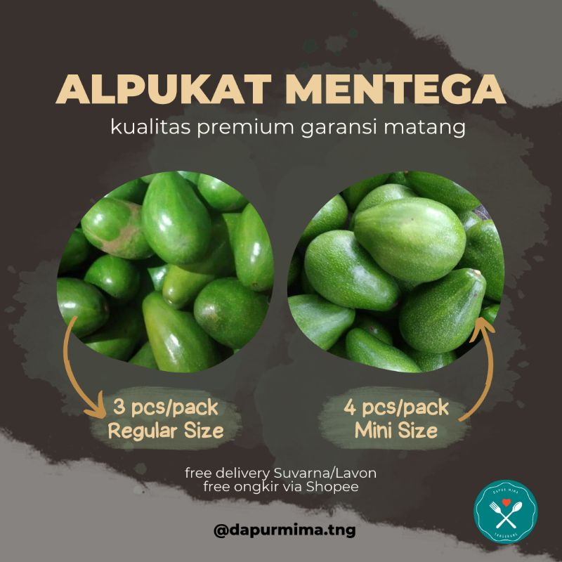 

Alpukat Mentega Premium (per Kg)