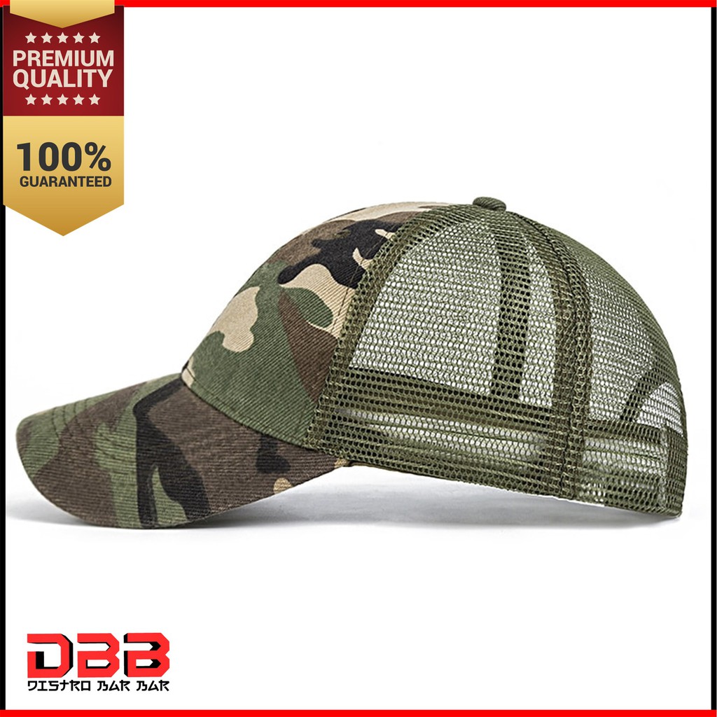 Topi Baseball Trucker Cap Hat Army Camouflage