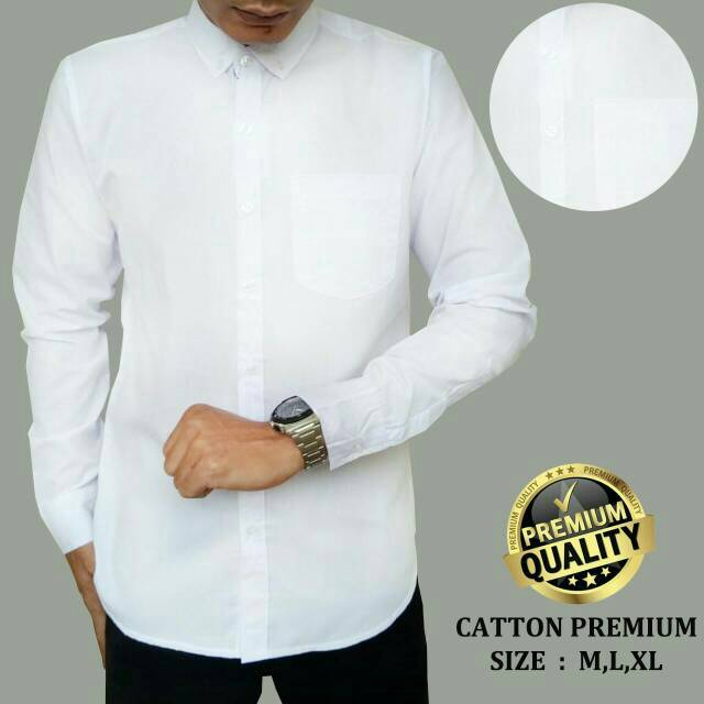 KEMEJA PRIA MENS POLOSAN LENGAN PANJANG COOLMAN PAKIAN PRIA CASUAL PAKAIAN DINAS PNS KERJA SIZE MLXL