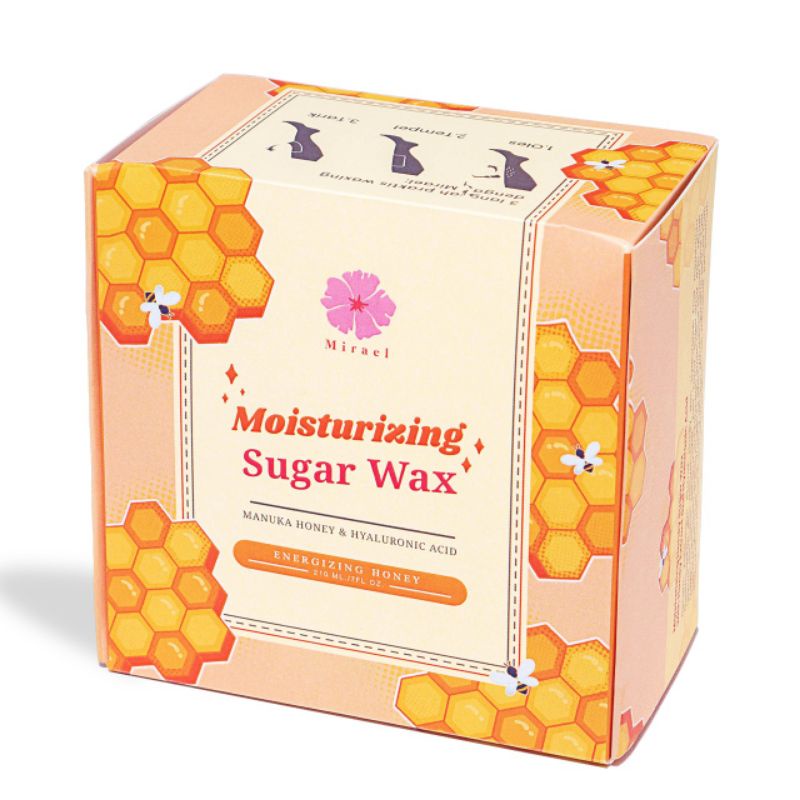 MIRAEL SUGAR WAX HONEY WAXING KIT pencabut bulu kaki ketiak ketek