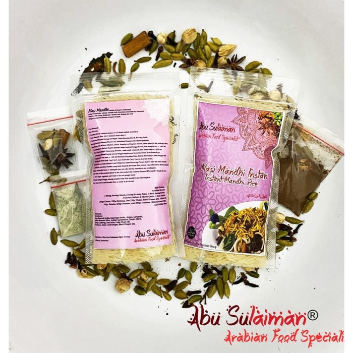 

978Eq1W Nasi Mandh Instan/Instant Mandi Rice/ Bumbu Mandhi Dan Beras Basmati WQ012