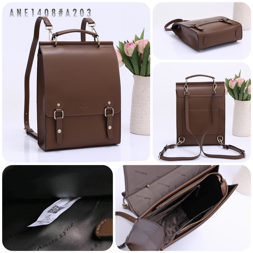 ANELA LYNE RANSEL EVANIA KOREAN STYLE BACKPACK 1408#A203 ORIGINAL