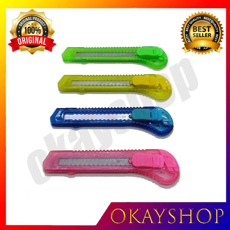 

Okayshop pisau cutter plastik cutter murah
