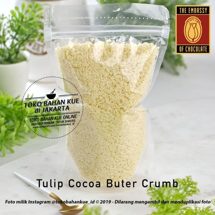 Tulip COCOA BUTTER Crumb 500gr Lemak Cokelat Chocolate Asli Cacao