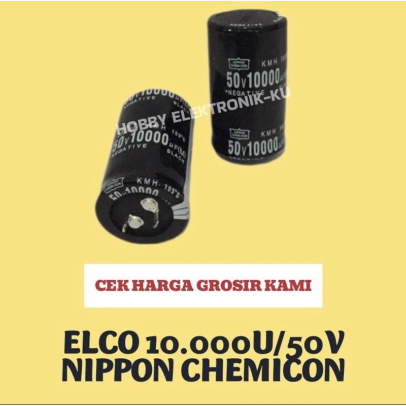 ELCO AUDIO JAPAN 10000UF 50V NIPPON CHEMICON